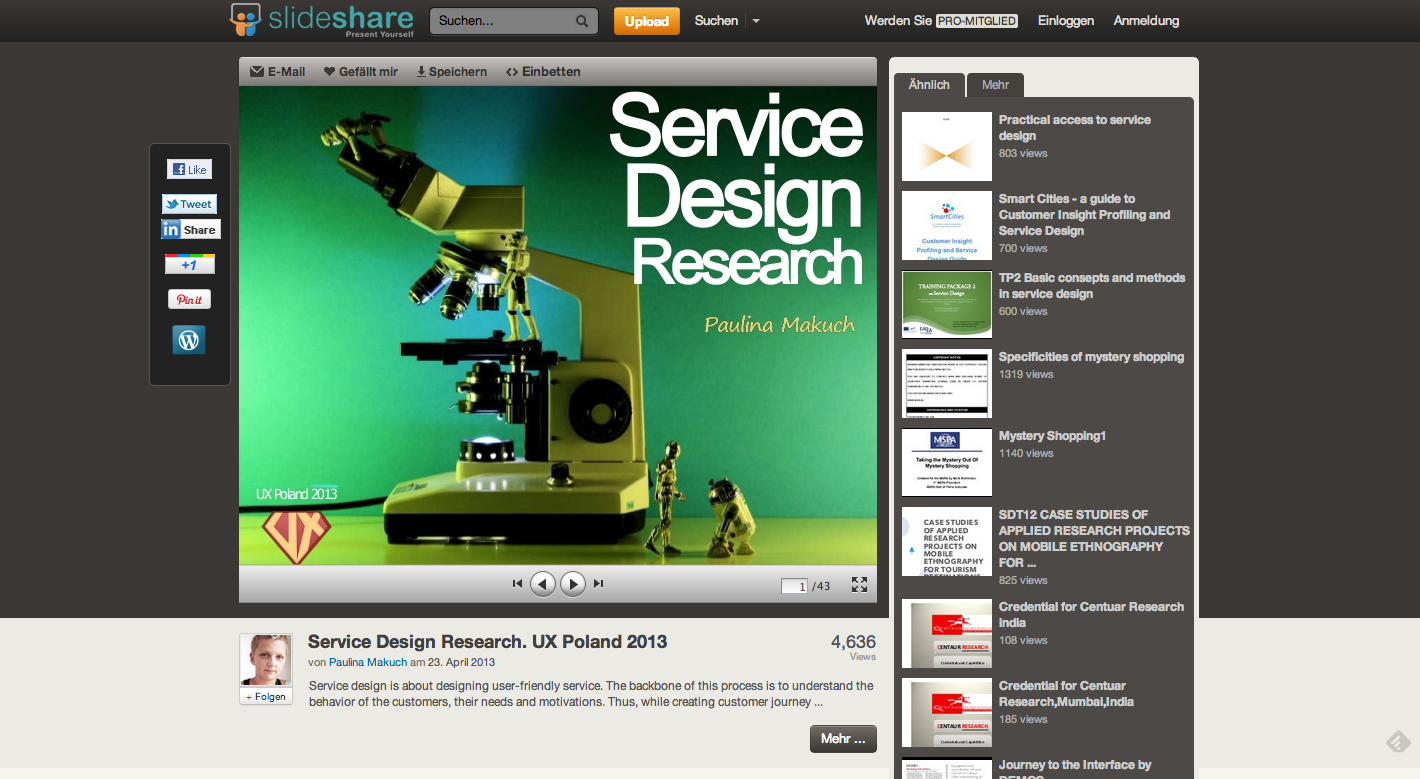 SlideShare Homepage