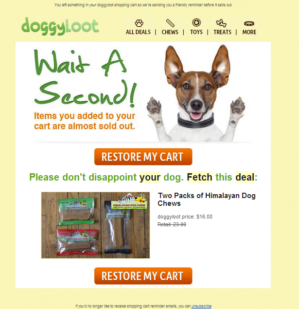 Doggyloot E-Mail